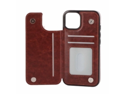 TRUYUETY Funda Cartera de Cuero con Soporte para Tarjetas para iPhone 14 6,1