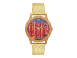 Reloj Analógico De Cuarzo Zhoulianfa Lover Con Correa De Malla Para Mujer Y Hombre (dorado)