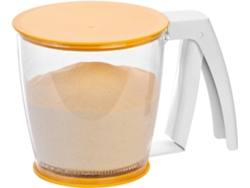 Suministros Para Hornear Tamiz De Harina, Tamizado Sin Esfuerzo, Recipiente Lavable, Base Antideslizante, Mango Extraíble Para Tamizado Mecánico De Po