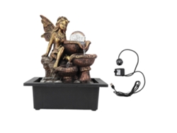 Fuente De Mesa Silenciosa Con Efecto Cascada Y Luz Led Decorativa Usb Para Sala De Estar, Que Aumenta La Humedad.