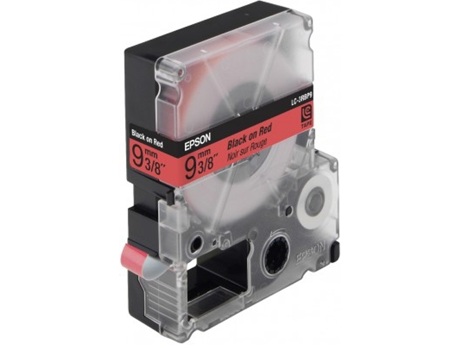 Cinta Laminada EPSON Pastel LC3RBP9 Pastel Negro/Rojo 9/9
