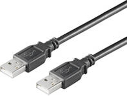Cable USB GOOBAY USB A/USB A 1.8 m Macho/Macho Negro