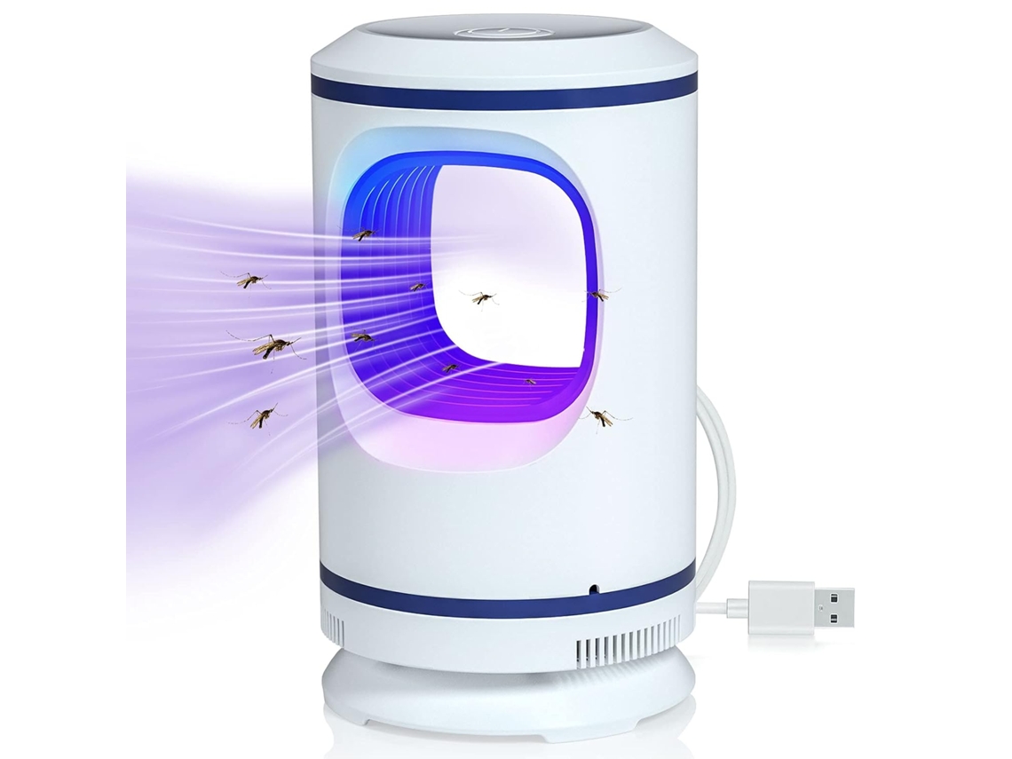Asesino de insectos Rokurokuroku, Asesino de insectos eléctrico, Lámpara repelente de mosquitos, Trampa para mosquitos UV, Lámpara para mosquitos USB