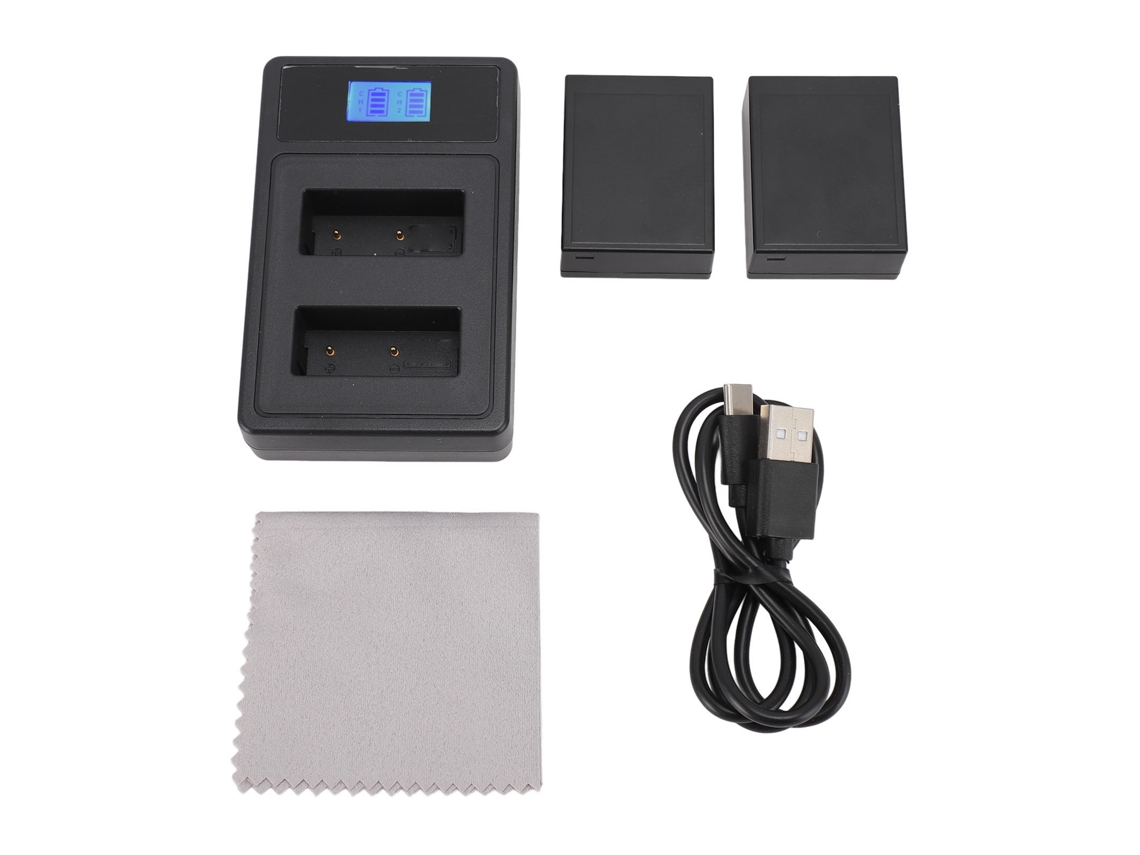 Bateria De Câmera 1500mah Com Carregador Para Fujifilm X100v X100f X‑a5 X‑a10 X‑e4 E Outras