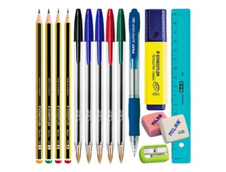 Material Escolar COLEPACK EcoPack (15 Un - Multicolor)