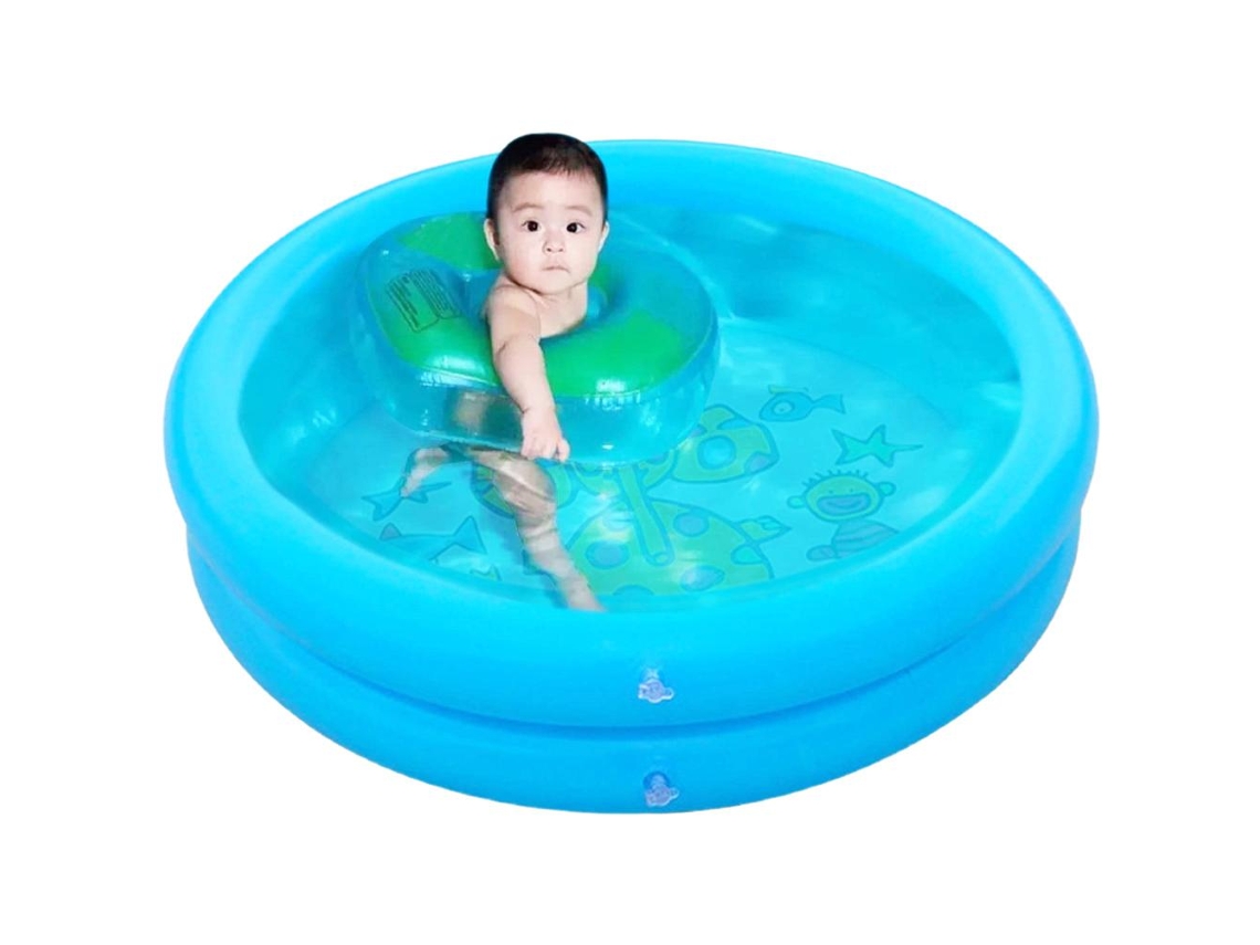 Piscina Hinchable Infantil, Zona De Juegos Acuáticos Portátil, Jardín Exterior, Pvc Seguro.