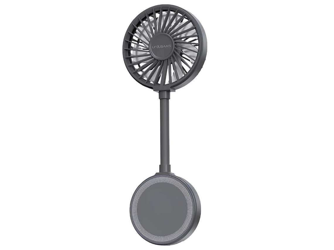 Ventilador Portátil De 3 Velocidades Con Fijación Magnética Y Soporte De Pie