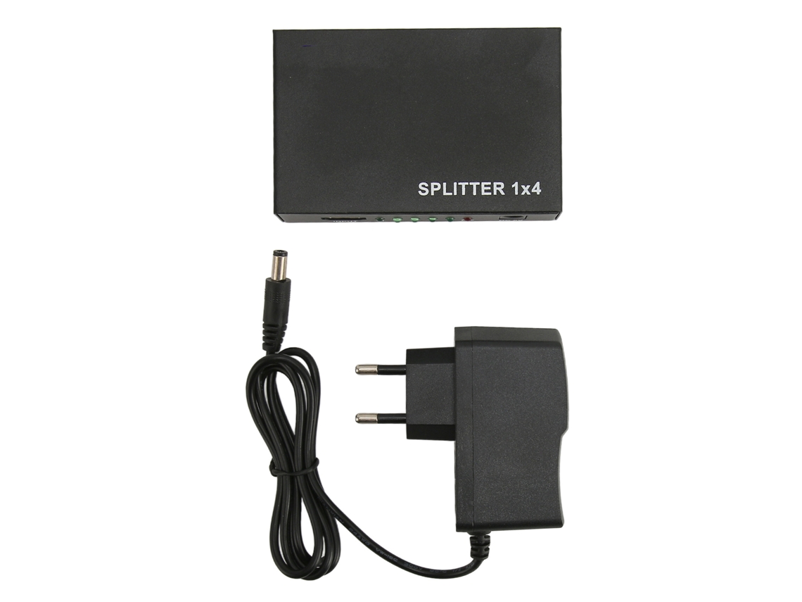 Divisor Hdmi 1 Entrada 4 Salidas 4k 3d 1080p Hdcp 1.4 Caja Distribuidora Av Conector Eu