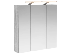 Maison Exclusive - Armario Con Espejo De Baño Gris Sonoma 70 X 14,5 X 70 Cm