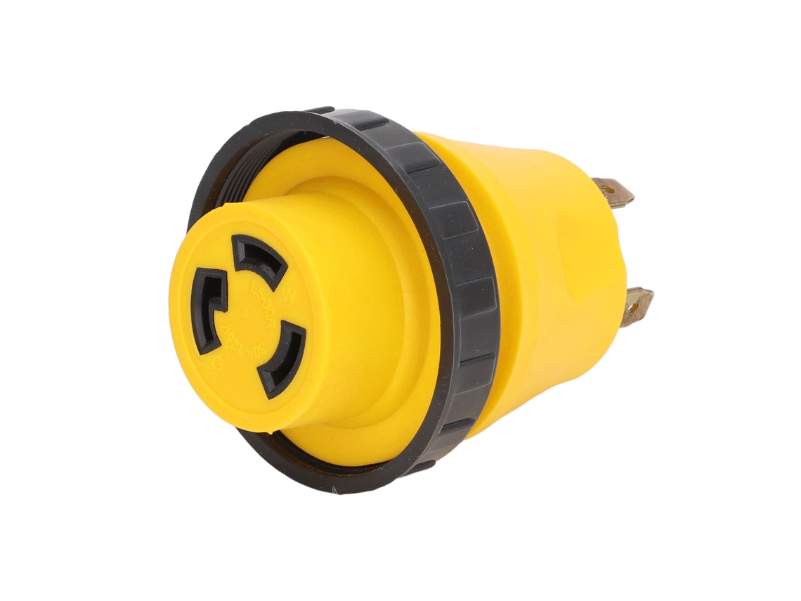 Conector De Energía Para Generador Tt 30p A L5 30r Con Anillo De Bloqueo 30a