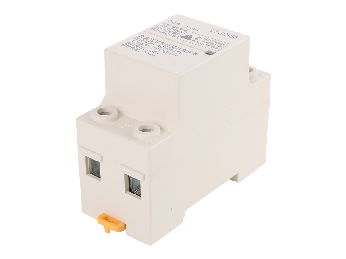 Protector De Relé Automático Con Ajuste De Sobretensión Y Subtensión 2p50a