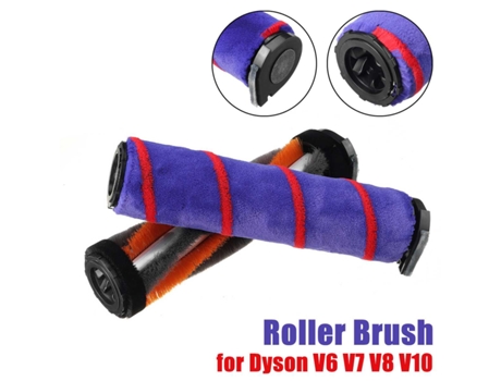 Cepillo de rodillo para Dyso V6 V7 V8 V10 V11, cepillo suave y esponjoso, cabezal limpiador de rodillos para alfombras/suelos, piezas de repuesto p...