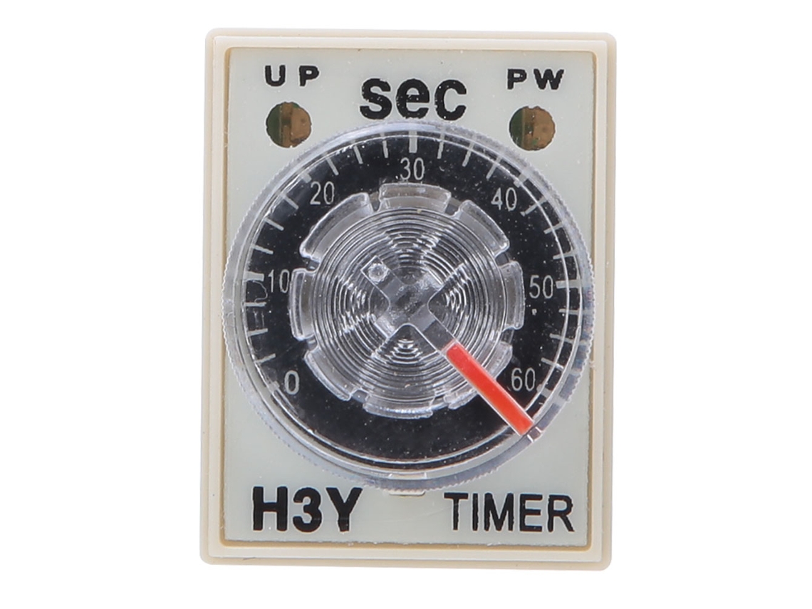 Veloriskku-relé Temporizador H3y-2 8 Pines 0-60 Segundos 24vdc Precisión Alta Electrodomésticos Suministros Eléctricos