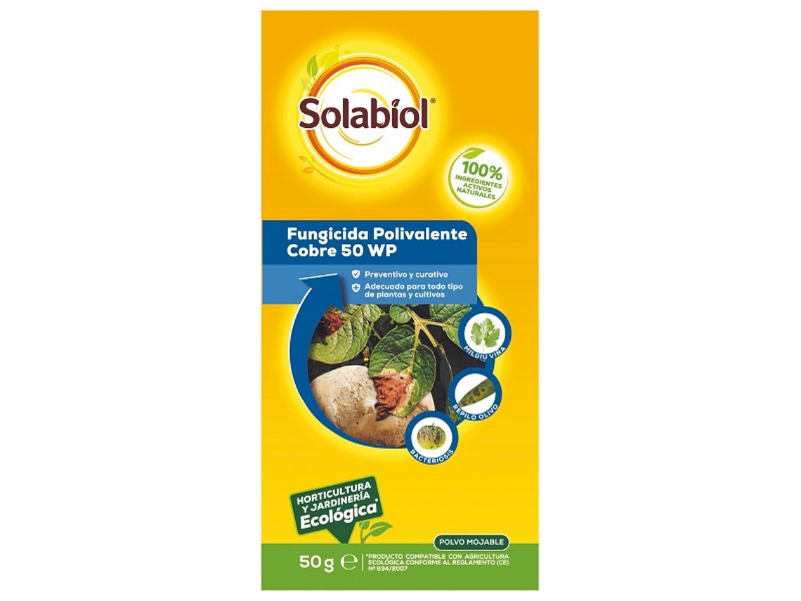 SOLABIOL Fungicida Multiuso Cúprico 50G