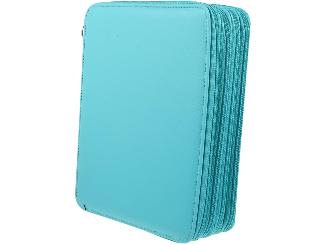Estuche de gran capacidad para lápices de arte, estuche multiusos con compartimentos, organizador portátil.