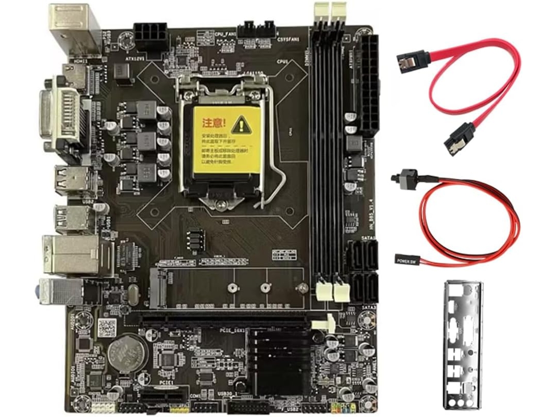 Placa Base De Escritorio Hnb85 Lga1150 Ddr3 Hd Vga Dvi Gigabit Ethernet M.2 Nvme Pci Express 16x Kit