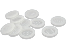 Tapa De Malla Cuadrada De Plástico Para Zapatero Con Orificio De Ventilación. Color Blanco. 5 Mm.