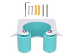 Soporte De Bicicleta Fijo De Pared Estable Y Confiable Multifunción Abs Para Garaje Y Salón Azul