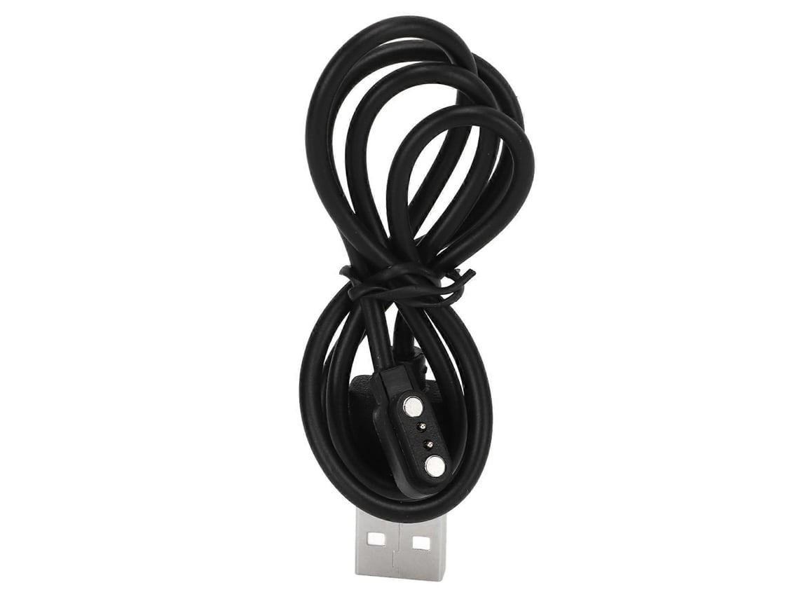 Cable de carga para reloj inteligente 2p, cargador magnético de repuesto, cable de datos USB, negro Ly Ebike