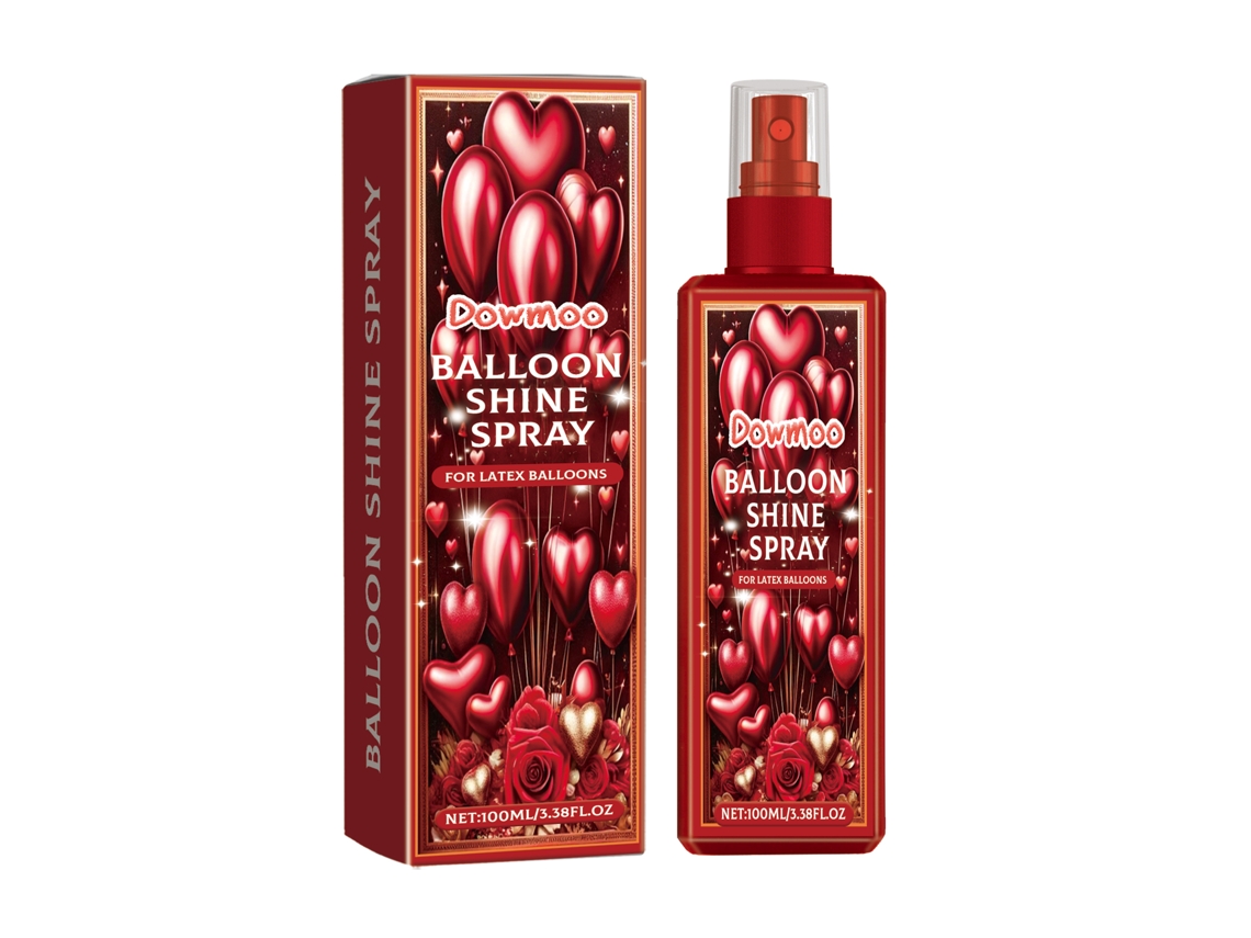 Spray abrillantador de larga duración para globos: realza el ambiente con un acabado suave y brillante - 100 ml