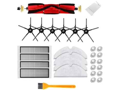 29 piezas de paños de fregado, cepillo, filtro Hepa para Xiaomi Roborock S6 S5 Max S60 S65 S5 S50 E25 E35, accesorios de piezas de vacío