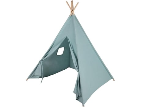 Tienda de Campaña para Niños Tipi Infantil 155X120X120 Cm COSHANO Diseño Juego Indio Color Azul