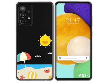 Carcasa Samsung Galaxy A52 / A52 5G / A52s 5G TUMUNDOSMARTPHONE Dibujos Transparente Multicolor