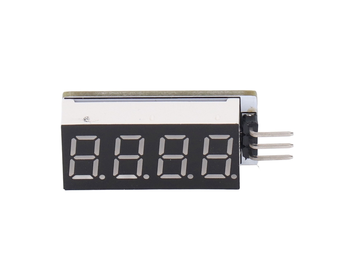 Módulo De Pantalla De Tubo Digital 0.36 Pulgadas Led Rojo 4 Dígitos Pin Rxd Ttl232 Para Electrónica Diy