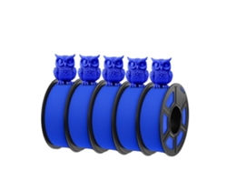 Filamento PETG, 1,75 mm de diámetro, 1,1 kg por rollo, alto flujo, Hspegg Blue OEM