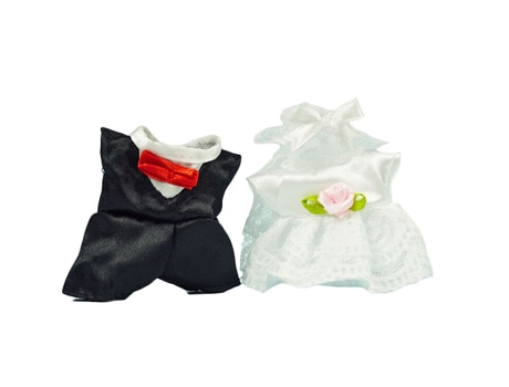 Familia de Animales Del Bosque, Casa de Niña Fingida, Ropa de Conejo Muñeca, Accesorios de Juguete J