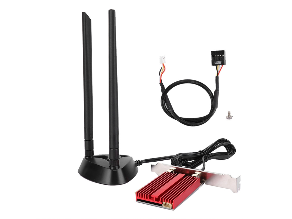 Tarjeta De Red Inalámbrica Comfast Cf-ax200 Plus Banda Dual 2.4/5ghz Wifi6 Pci E Game