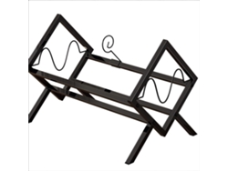 Soporte De Escritorio Metálico Para Discos, Libros Y Revistas.