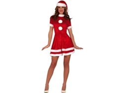 Disfraz de Mujer DISFRAZZES Mamá Noel Corto (Talla: M)