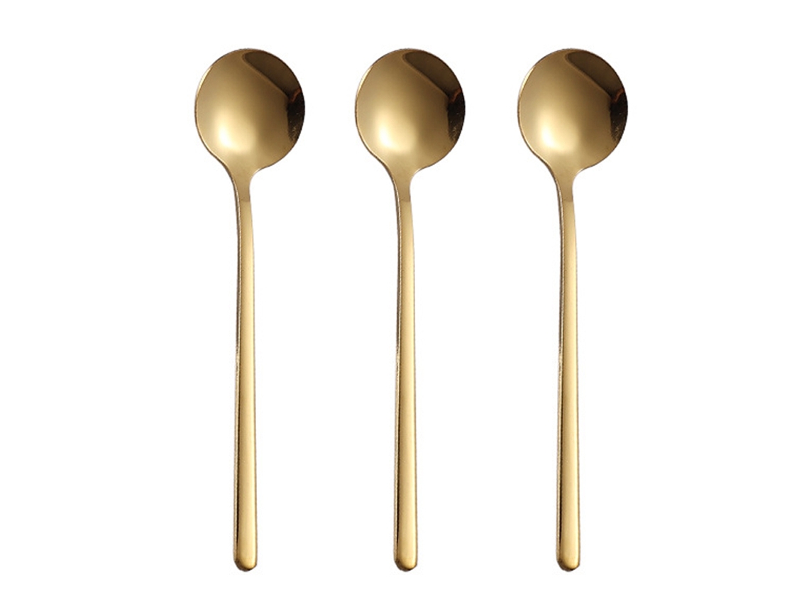 Juego de cucharas de café de acero inoxidable (3 piezas) NEVEANCE