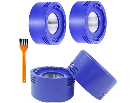 Paquete de 4 filtros de vacío, Kit de repuesto de filtro Hepa Post para aspiradoras inalámbricas Dyson V8, V8, V7 Absolute Animal