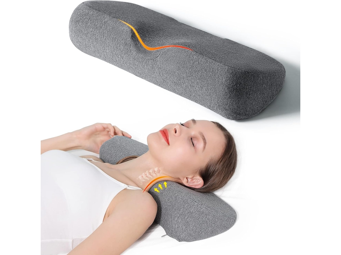Almohada Ergonómica Para El Cuello, Almohada Para Dormir De Espuma Viscoelástica Para Aliviar El Dolor De Cuello. Digitallab
