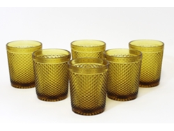 Set de 6 vasos My Glass Boquillas Amber 310 ml