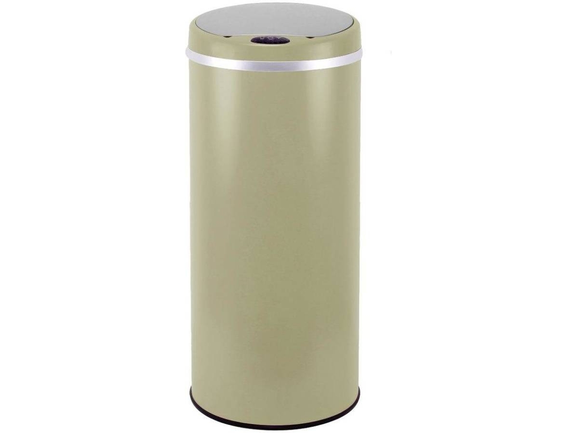 Cubo de Basura KITCHEN MOVE (Plateado - Acero Inoxidable - 31x70 cm)