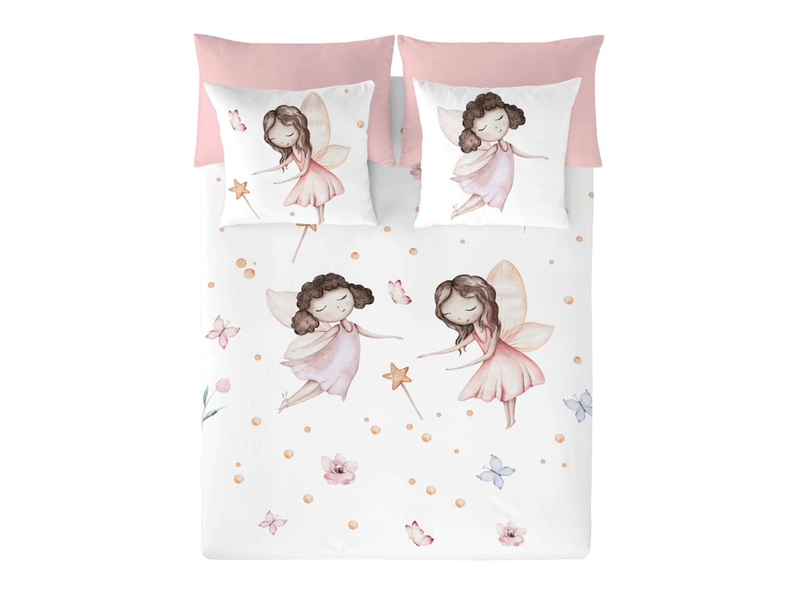 Funda de Almohada NATURALS Estampada Cama Extra Incluye Algodón Multicolor (CAMA90/150x220cm45cmsolapa)
