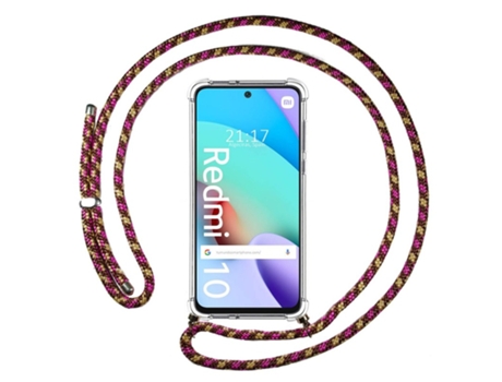 Carcasa Xiaomi Redmi 10 TUMUNDOSMARTPHONE Colgante Rosa