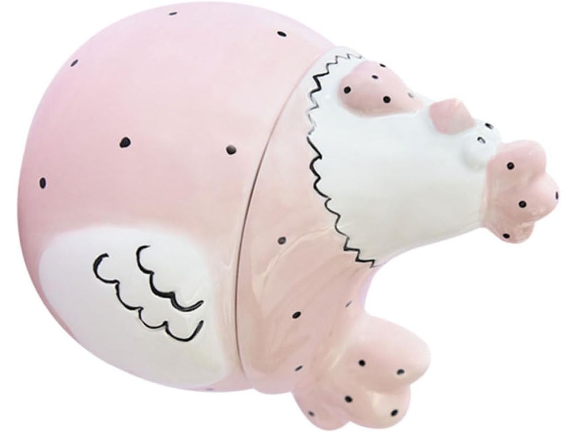 Pequeño Joyero Decorativo De Cerámica Con Forma De Gallina, Organizador De Joyas Multifuncional.