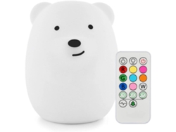 Luz Nocturna para Niños, Oso con Control Remoto y Cambio de Color, Recargable NEVEANCE