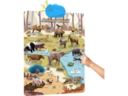 Arte Mural Parlante Para Ni Os Juguete Educativo Interactivo Y Divertido Con Sonido P Ster Vacaciones Cumplea Hogar Sala