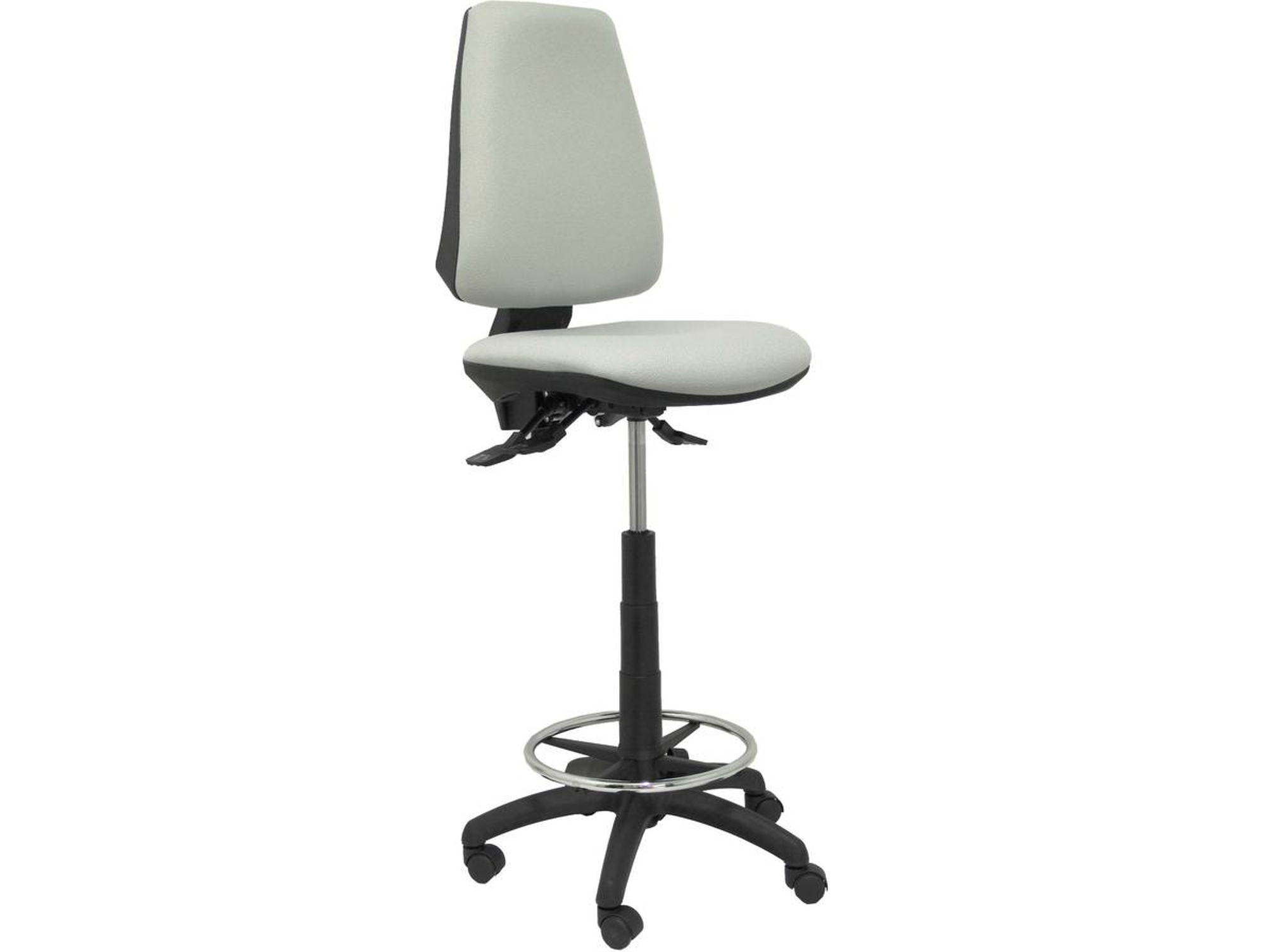Silla de Escritorio Alta PIQUERAS Y CRESPO Elche S Gris (Tejido)