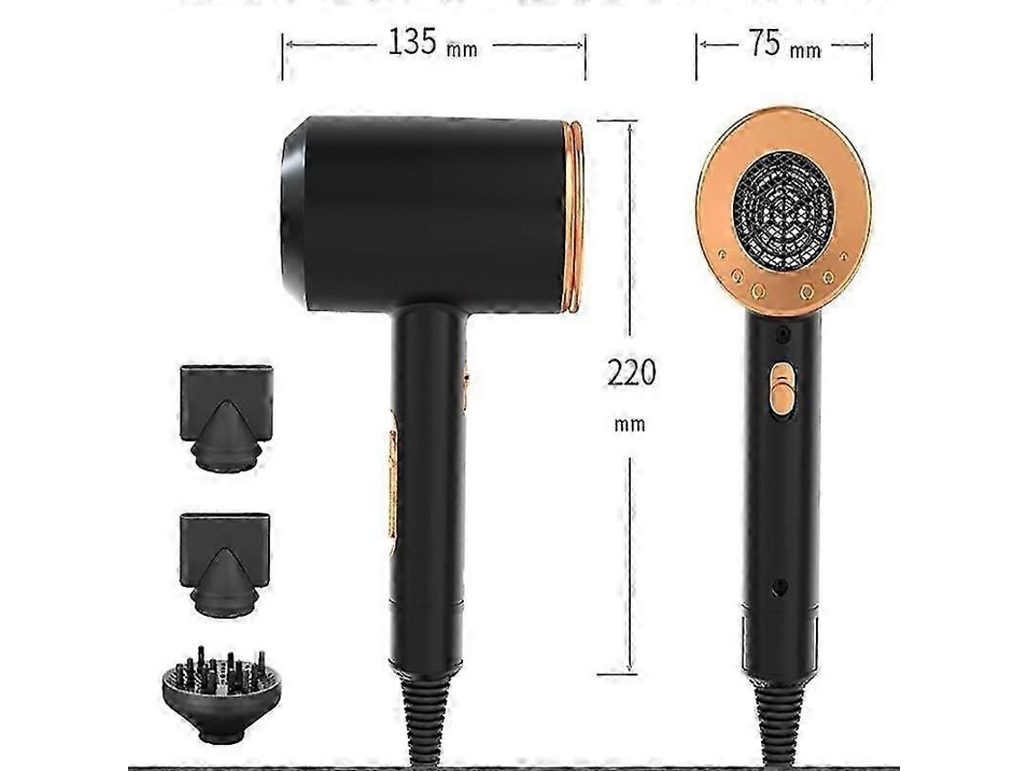 Secador De Cabelo Profissional Para Cabeleireiro, Modelo 2025, Para Uso Doméstico, Com Íons Negativos, Silencioso E De Alta Potência.