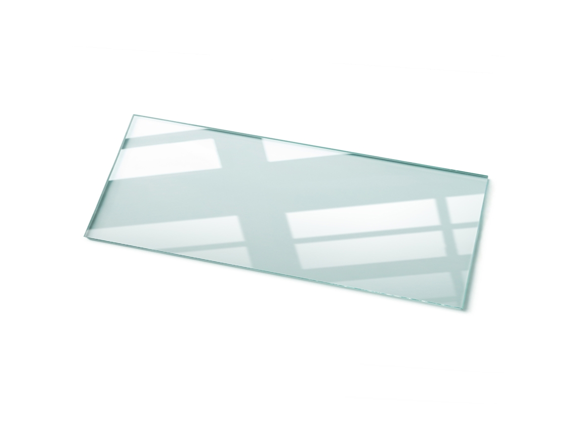 Tablero de cristal templado para mesa rectangular transparente Espelharte (125x50 cm)