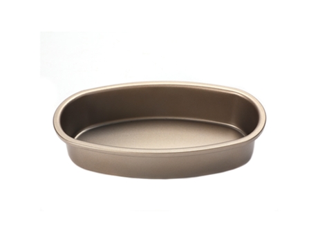 Molde Para Tartas Ovalado - Molde Para Tarta De Queso - Acero Inoxidable Dorado JEIIBRZUI