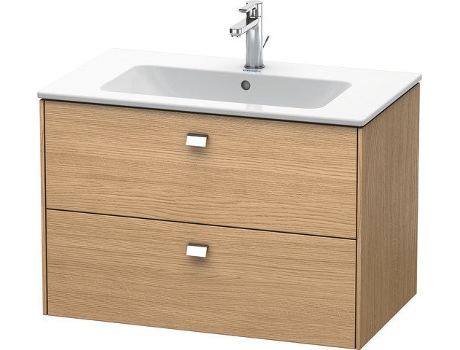 Mueble alto de pared DURAVIT Brioso 82,0 x 47,9 cm con 2 cajones incl. hueco para sifón y delantal para lavabo ME by Starck 233683
