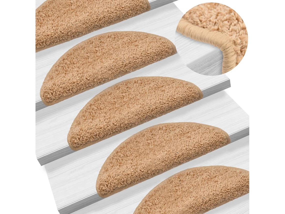 Peldaños De Escalera Beige (10 Unidades, 56 X 17 X 3 Cm)