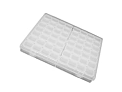 Caja Portátil Transparente Con Compartimentos, Para Joyas Y Herramientas De Manicura